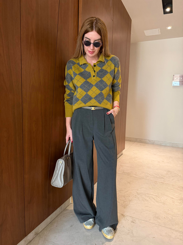 Yumuşacık Dokulu , Gri Palazzo Pantolon