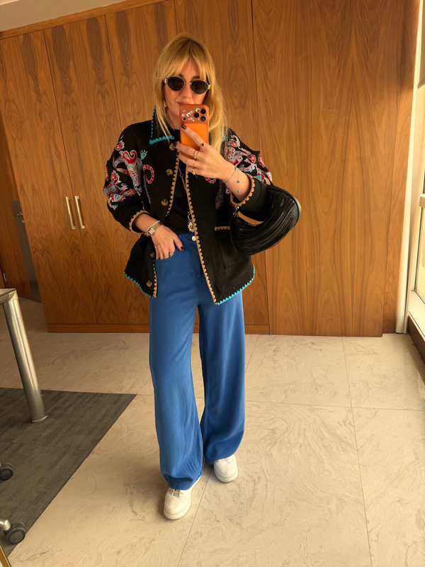 Saks Mavisi, Yumuşacık Tencel Jean Pantolon