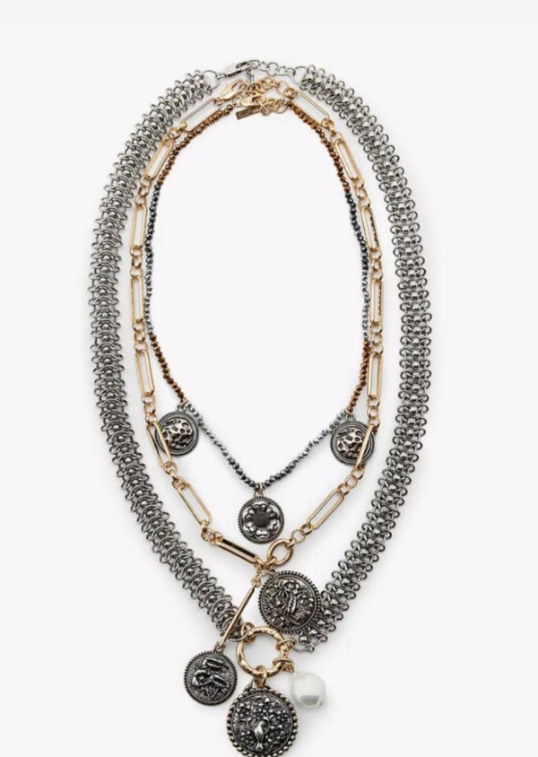 Orijinal Model , Charm & İncili , Vintage Kolye