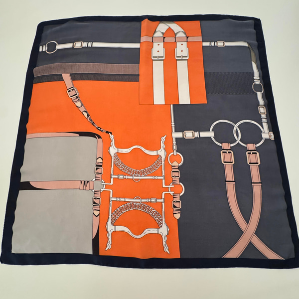 Orijinal Model ,  Kemer Figürlü , Füme & Orange Şal