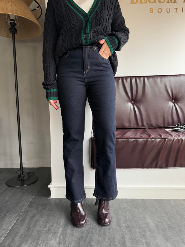 Orijinal Marka , Full Likralı , Lacivert Jean Pantolon