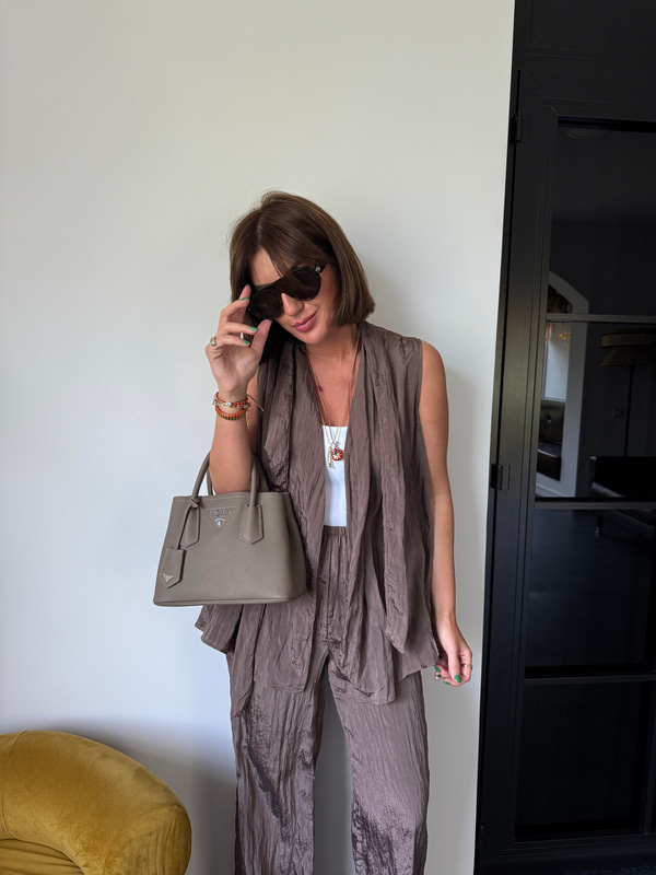 Orijinal Model , Bağlamalı , Acı Kahve , Bluz & Pantolon , Takım