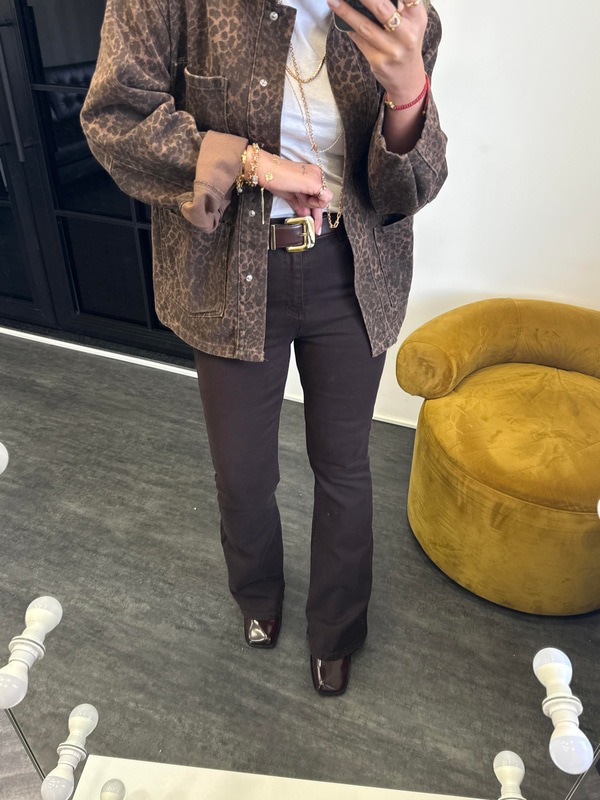 Orijinal Marka , Likralı , Acı Kahve , İspanyol Paça Jean 