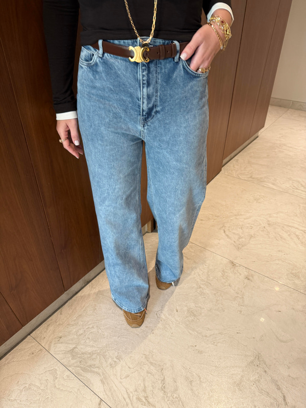 Orijinal Marka , Yumuşacık , Likralı Buz Mavisi Jean