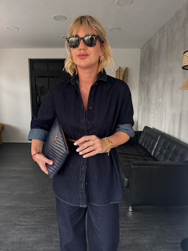 Çift Taba Kemerli , Gömlek & Palazzo , Jean Takım