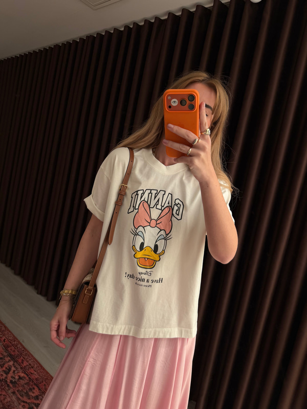Minnie Mouse , Gnni Beyaz T-shirt