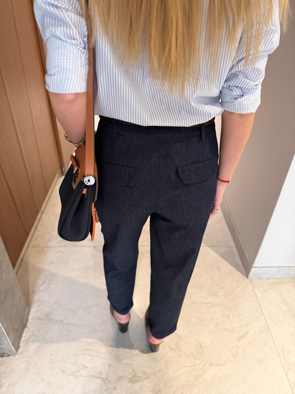 Orijinal Model , Örgü Deri Kemerli , Full Likralı , Lacivert Yumuşacık Jean