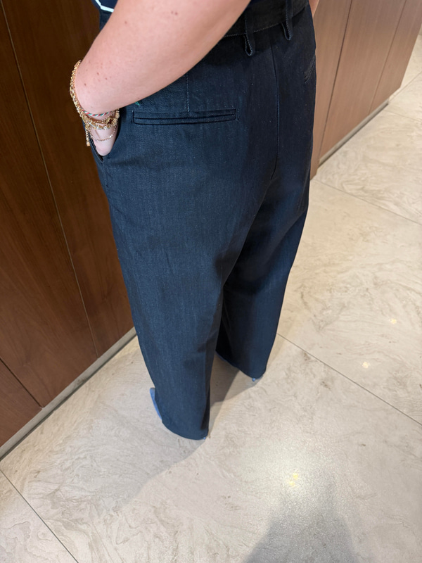 Orijinal Marka , Koyu Lacivert , Baggy Jean Pantolon