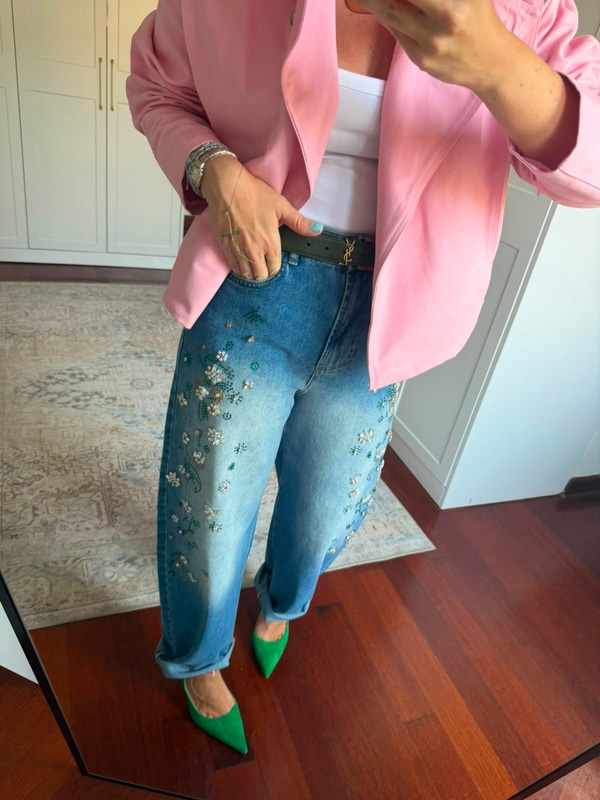Orijinal Model , Taş İşlemeli , Premium Jean Pantolon
