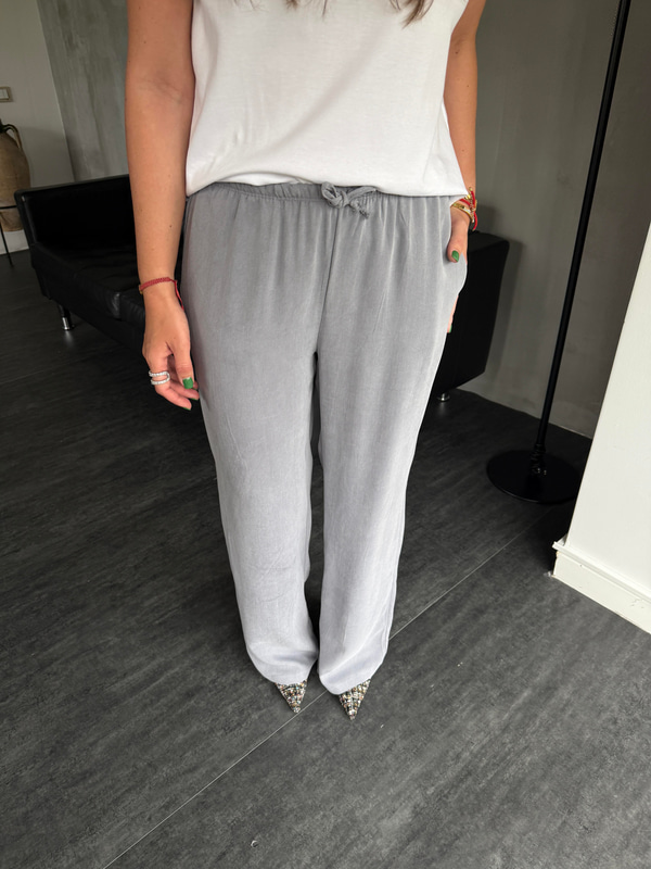 Orijinal Marka , Tencel Modal , Gri Pantolon