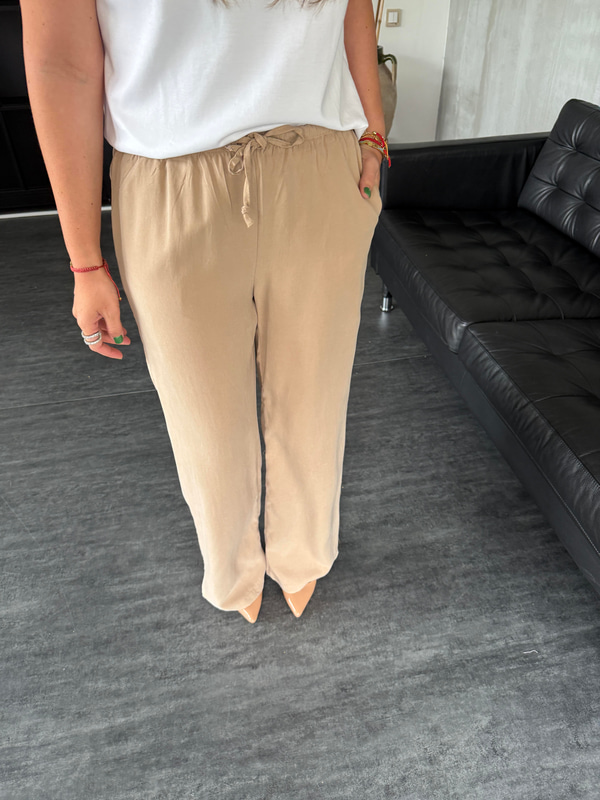 Orijinal Marka , Tencel Modal , Bej Pantolon