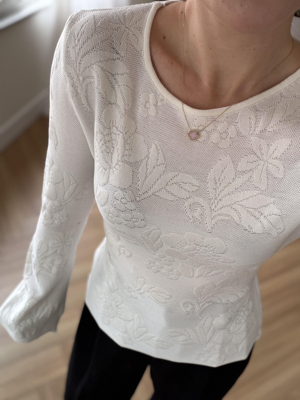 Angel Ekru Triko Bluz