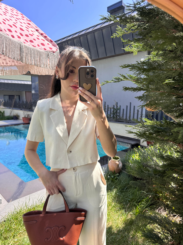 Armida Natural Keten Takım