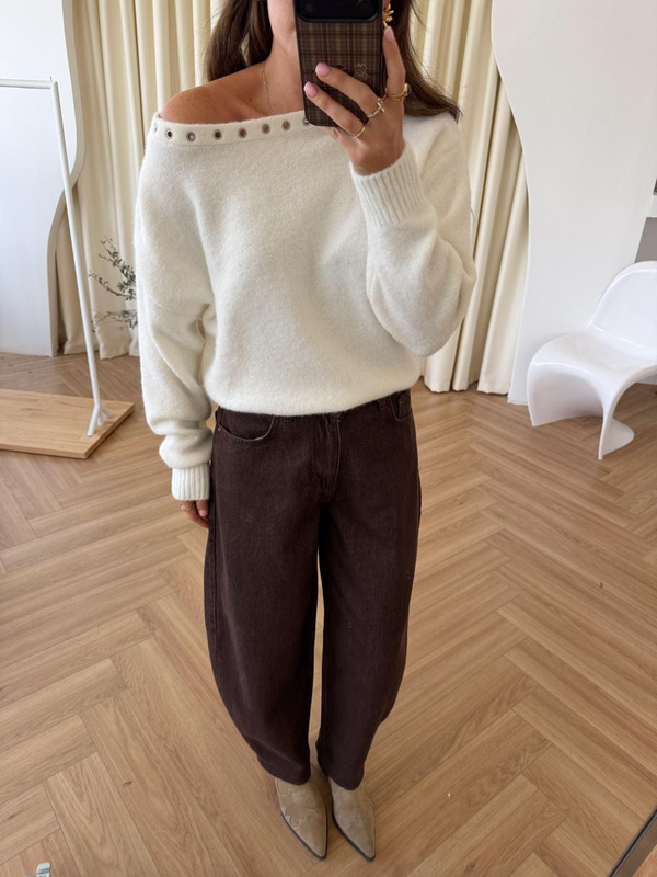 Baggy Jean - Kahverengi