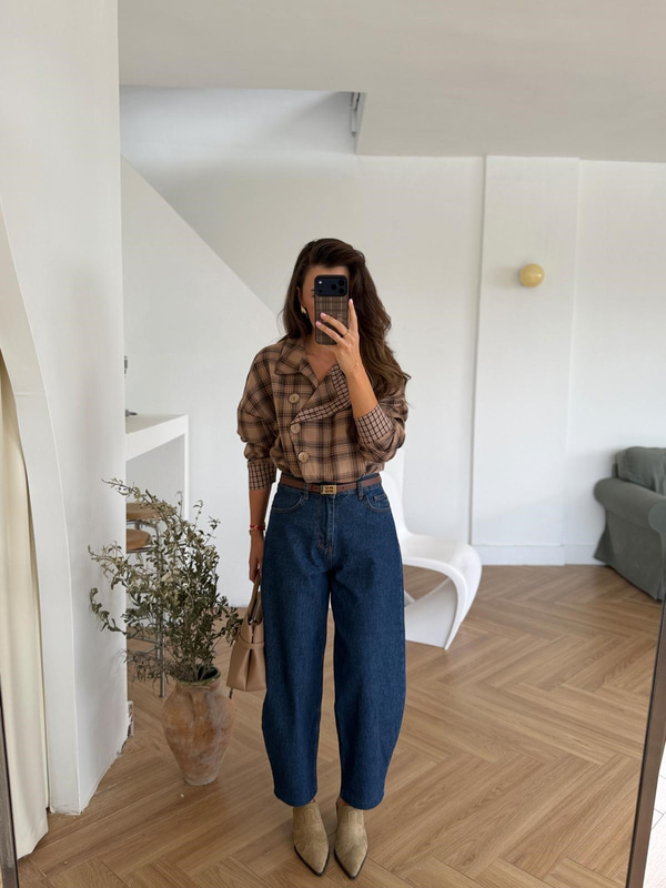 Baggy Lacivert Jean 