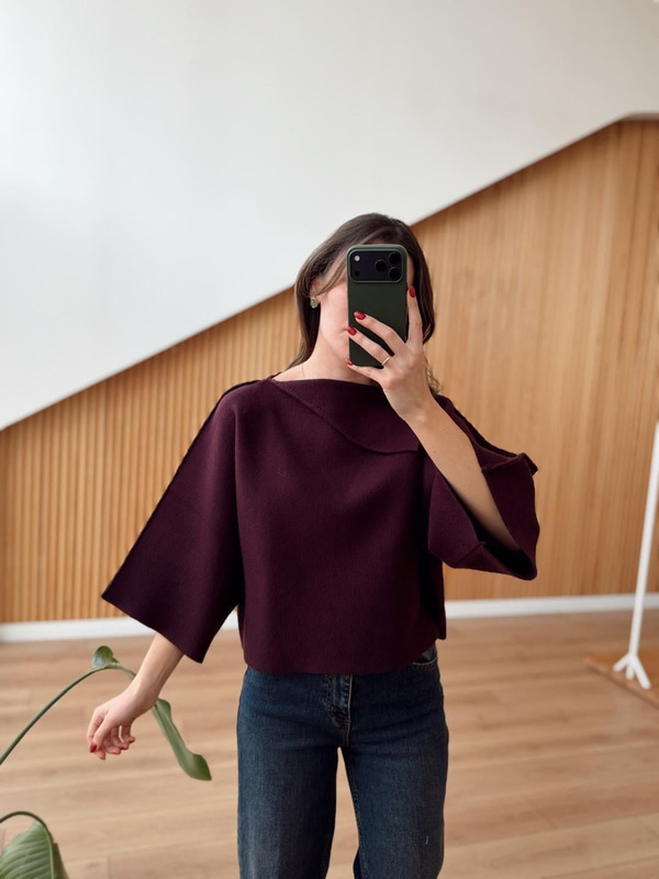 Elanor Mürdüm Çelik Triko