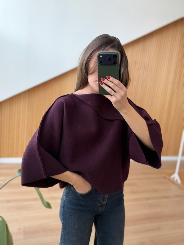 Elanor Mürdüm Çelik Triko