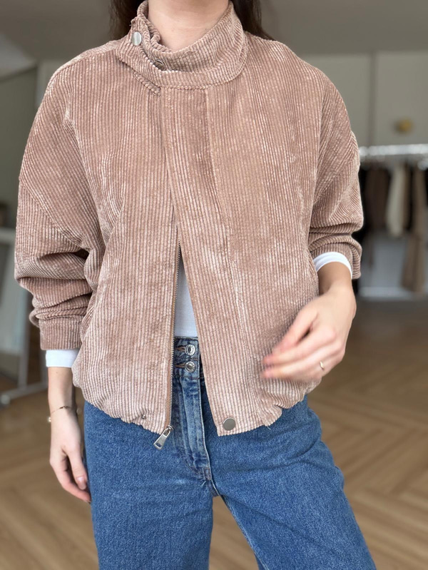 Kadife Bomber Ceket