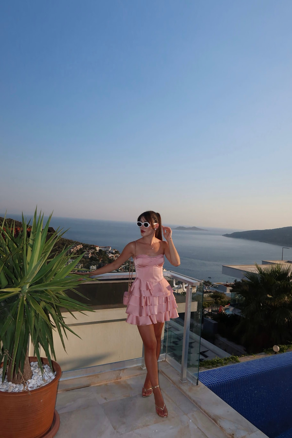 Lady Kat Etekli Elbise