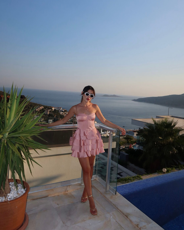 Lady Kat Etekli Elbise