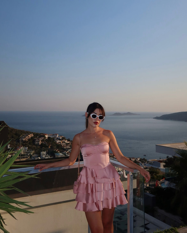 Lady Kat Etekli Elbise