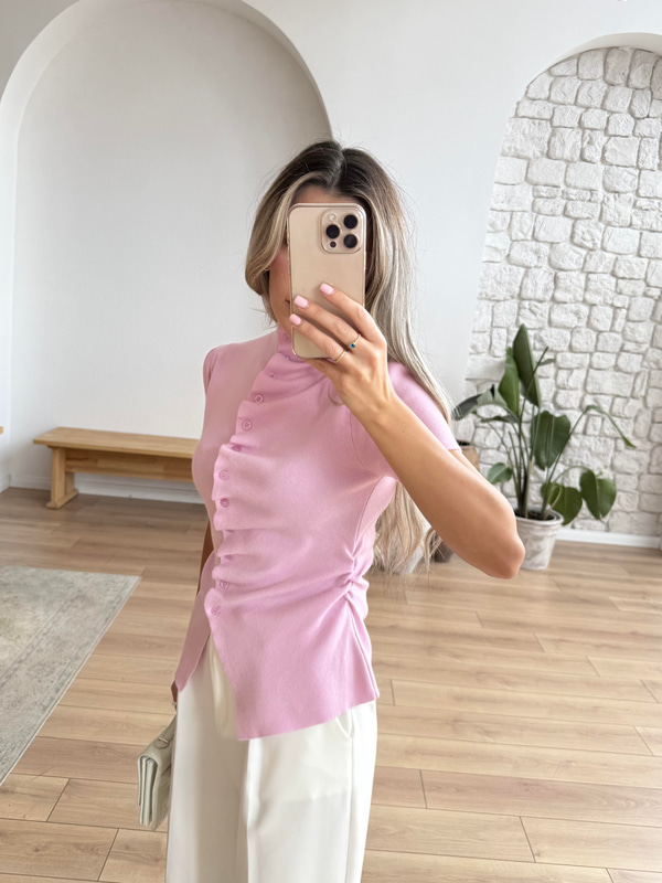 Loli Pembe Triko Bluz