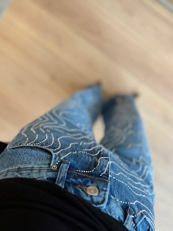 Luxe Taşlı Jean 