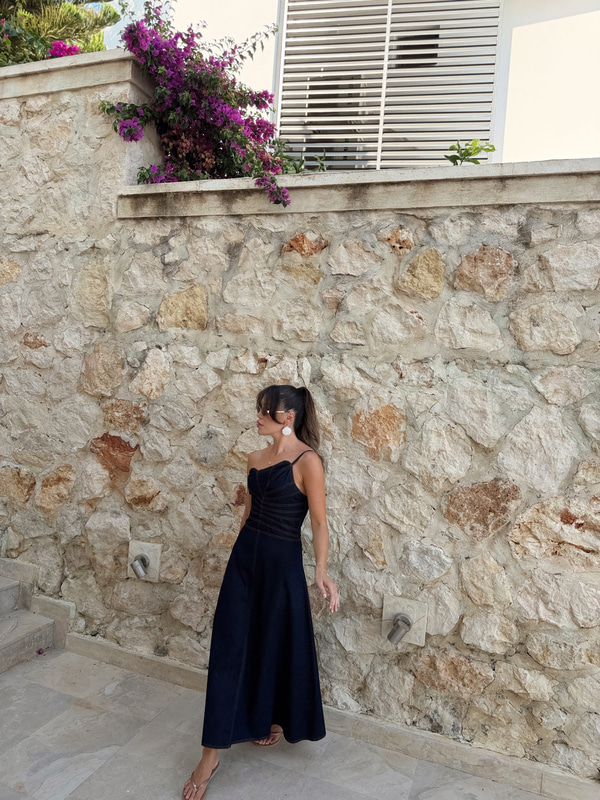 Marlo Denim Elbise