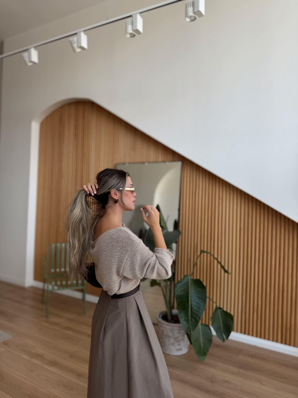 Merserize Vizon Triko Bluz