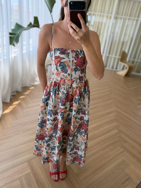 Mia Vintage Elbise