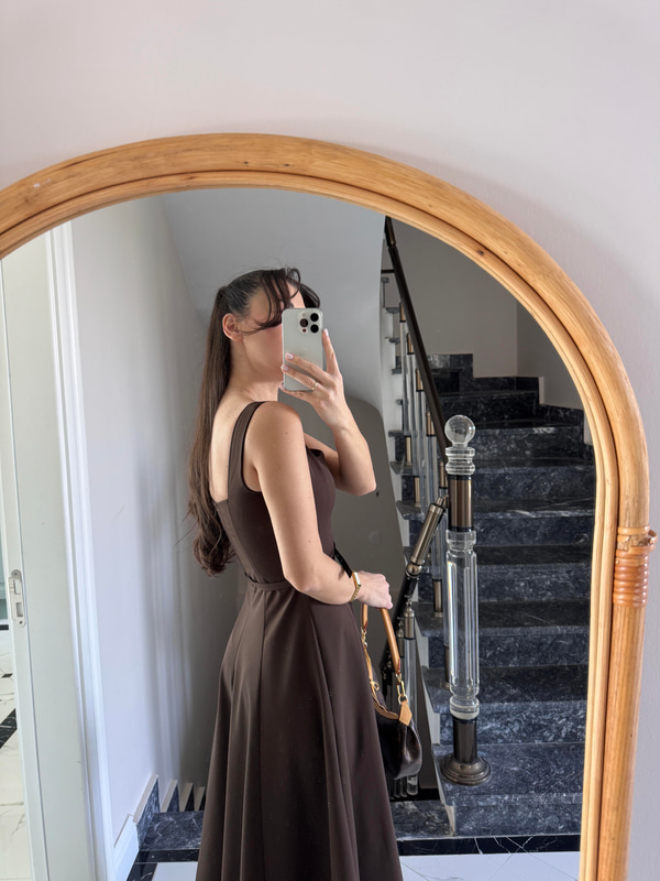 Naomi Kahverengi Elbise