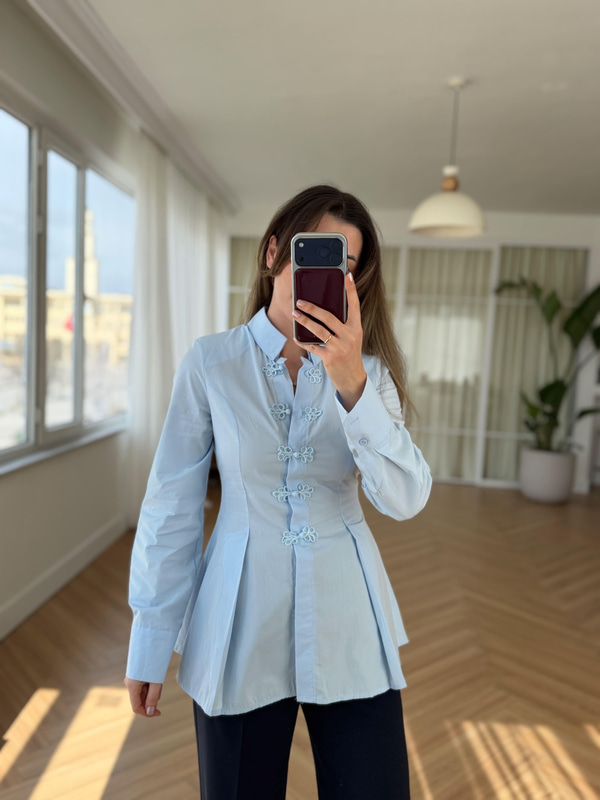 Napolyon Mavi Gömlek 