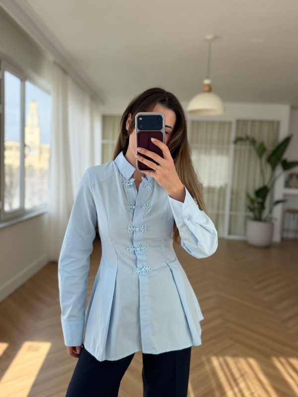 Napolyon Mavi Gömlek 