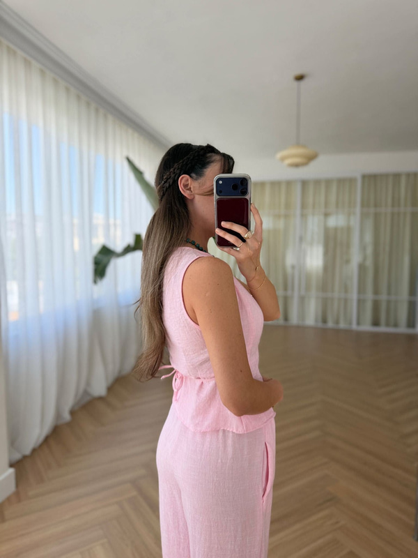 Pembe Müslin Takım