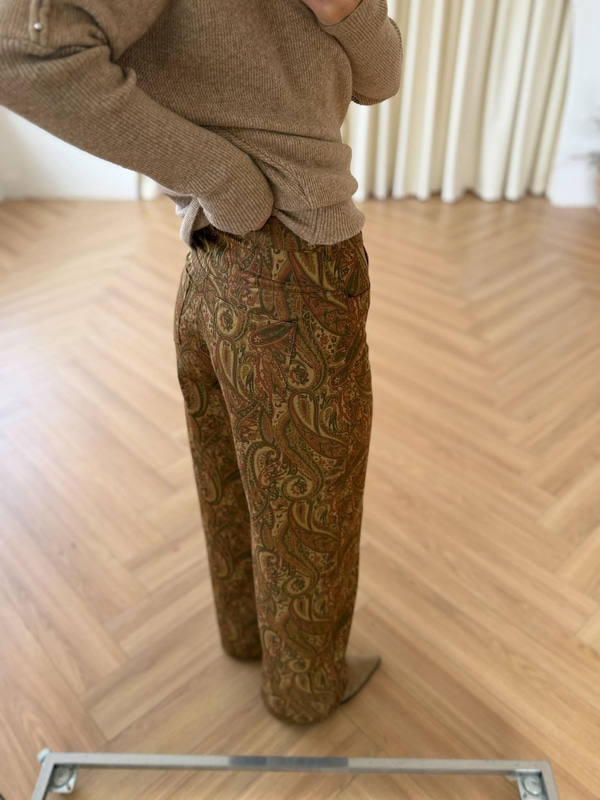 Şal Desen Pantolon