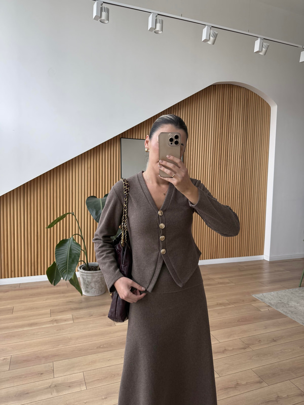 Selanik Kumaş Vizon Takım