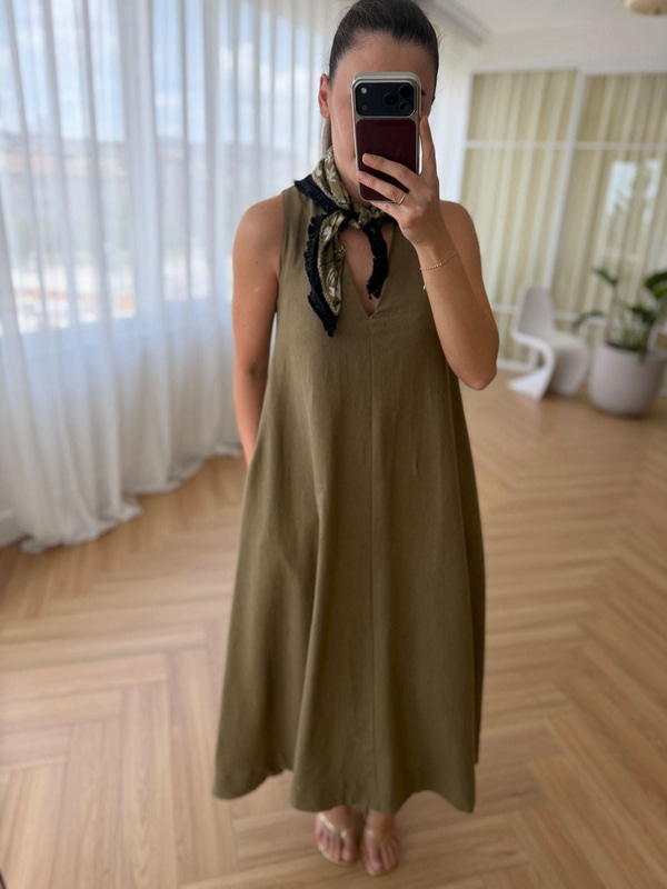 Siena Haki Elbise
