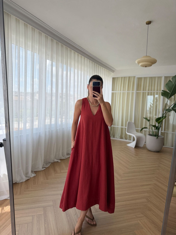 Siena Kırmızı Elbise