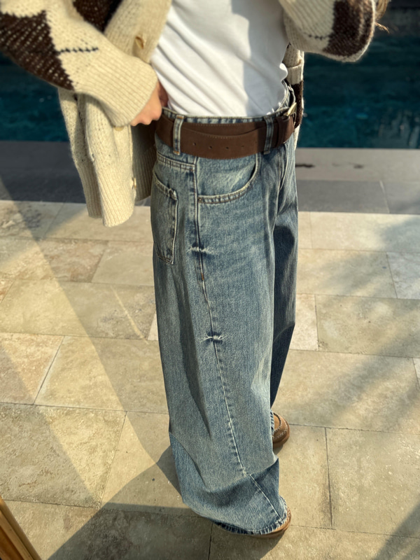 YıkamalI Wide Leg Jean
