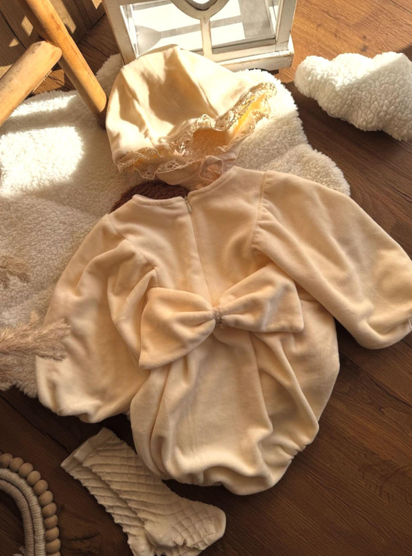 TULUM / ROMPER / ELBİSELOVEMAXXPUFELLİACream Romper Set
