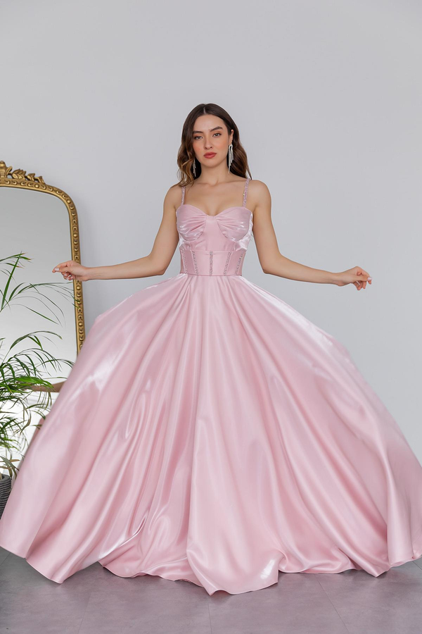 Powder color Evening Dress