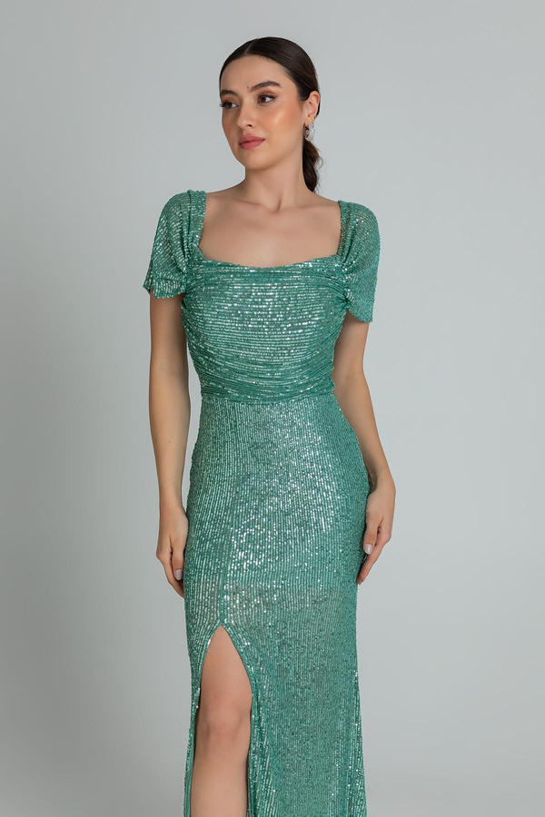 Green Evening Dress
