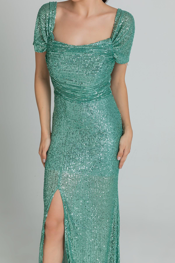 Green Evening Dress