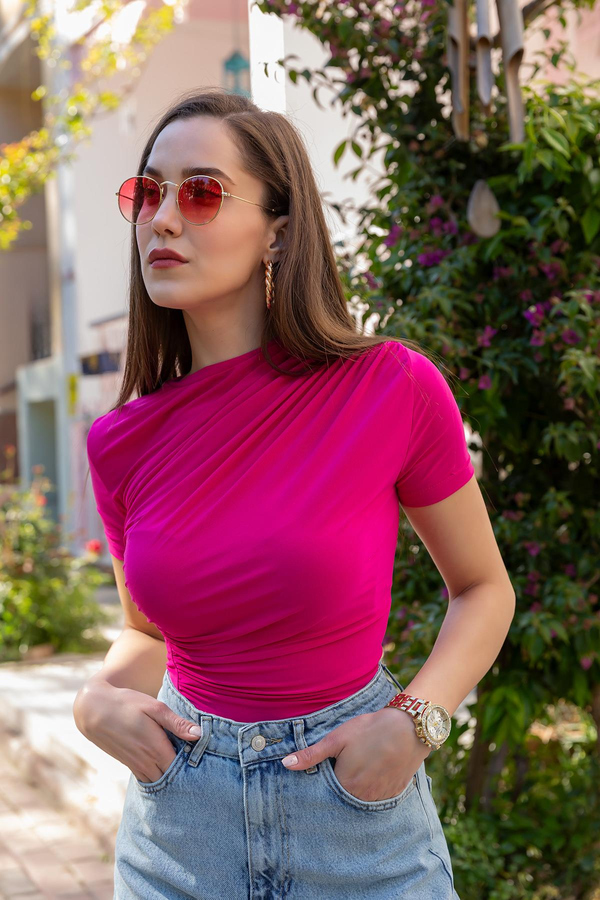 Fuchsia Blouse
