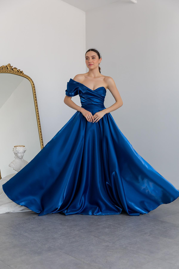 Blue Evening Dress