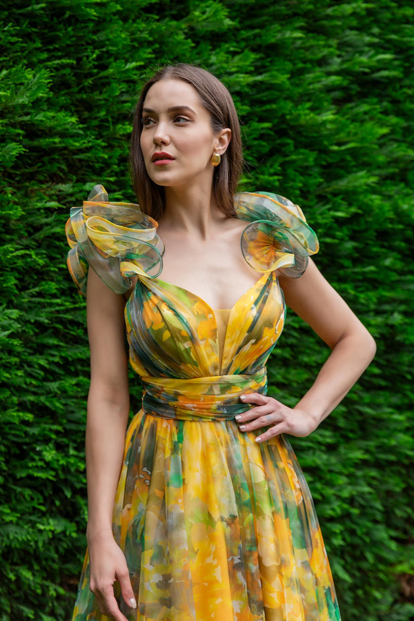 Yellow Evening Dress