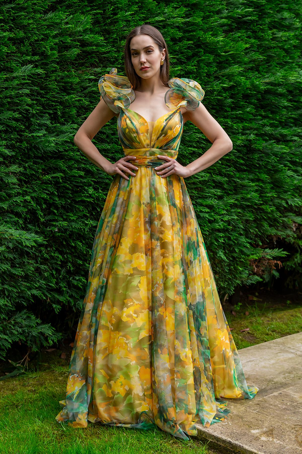 Yellow Evening Dress