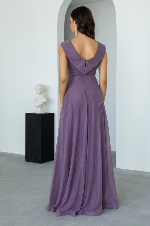 Purple Evening Dress