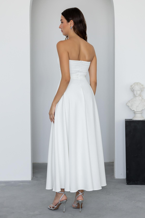White Evening Dress