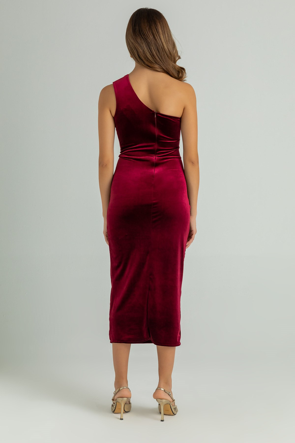 Burgundy Evening Dress